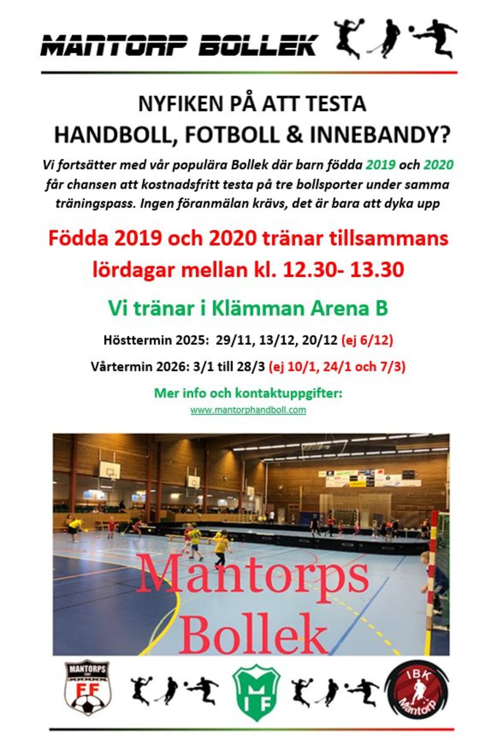 Anmälan till bollek 25/26